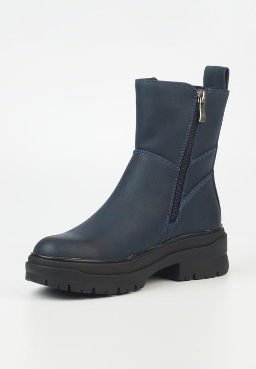 Miss Black - Berlan2 chelsea boot - navy
