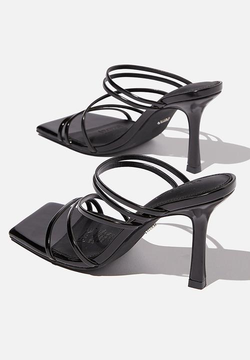 Cotton On - Dallas strappy mule - black box