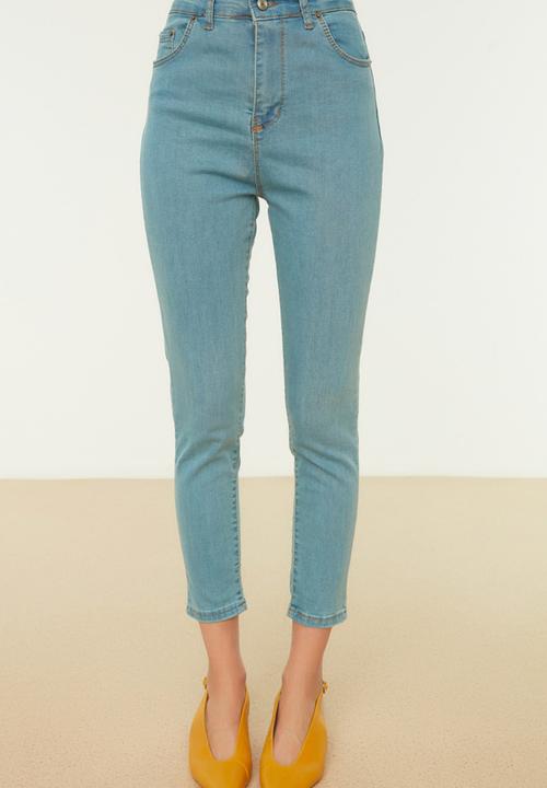 Koton - High waist skinny jeans - indigo