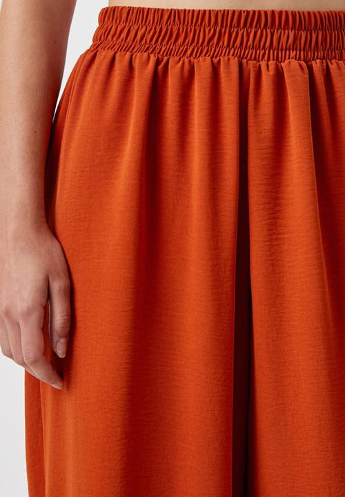 Koton - Wide leg trousers - red