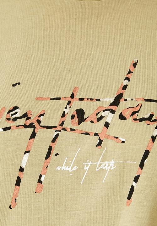 Koton - Printed t-shirt - mint green