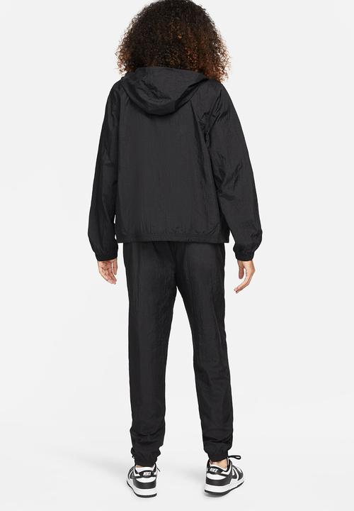 Nike - NSW  Essential Woven Tracksuit basic - black & white