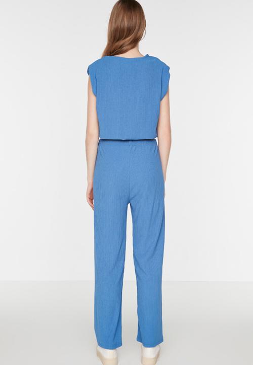 Koton - Wadding knitted bottom-top set - dark blue