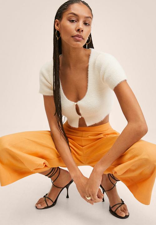MANGO - Trousers lote - orange
