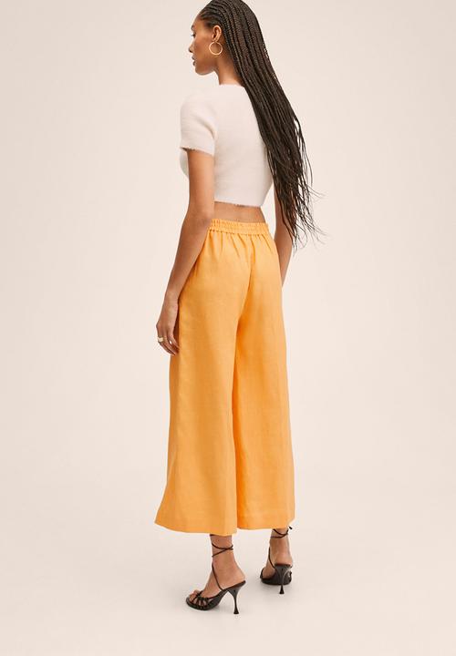 MANGO - Trousers lote - orange