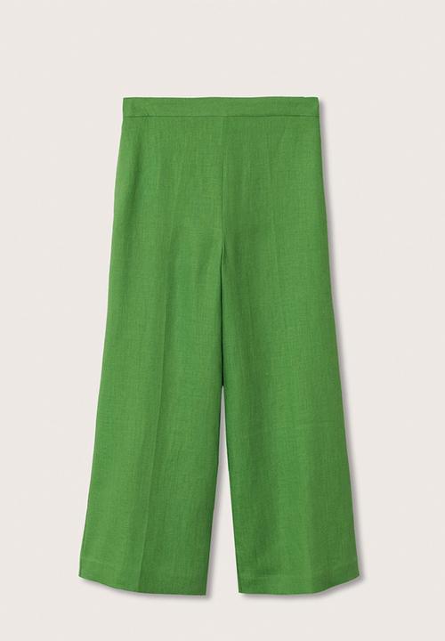 MANGO - Trousers lote - green