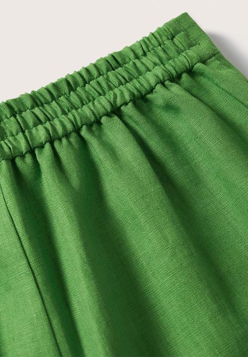 MANGO - Trousers lote - green