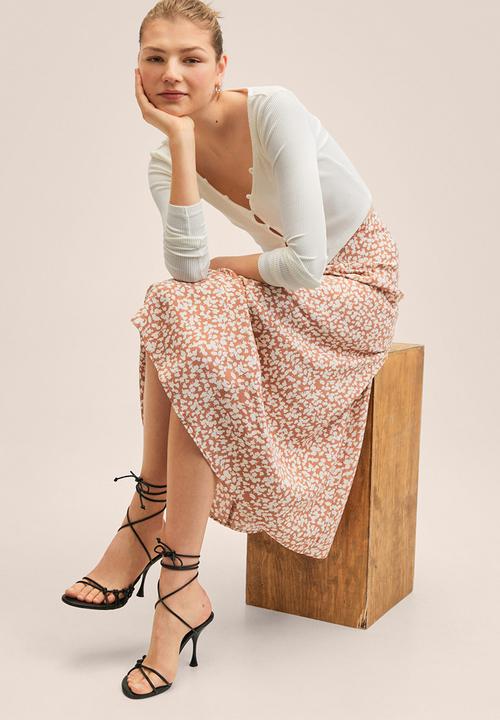 MANGO - Skirt bombay2 - brown