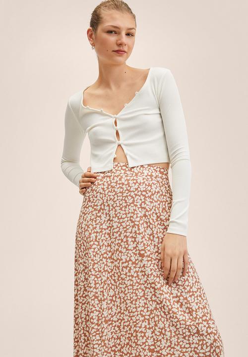 MANGO - Skirt bombay2 - brown