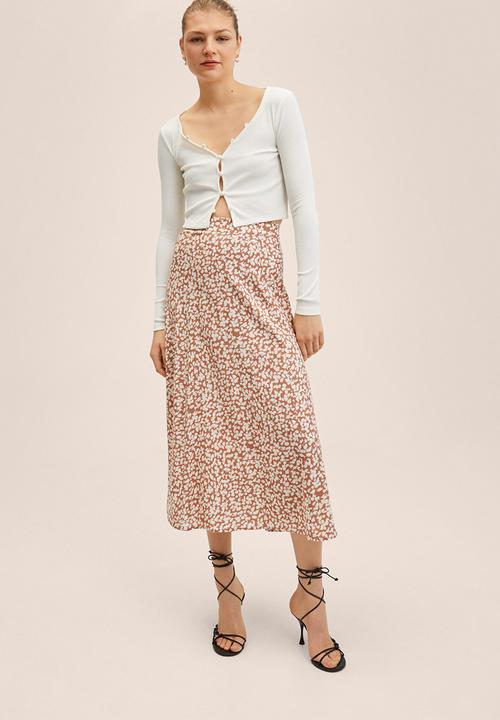 MANGO - Skirt bombay2 - brown