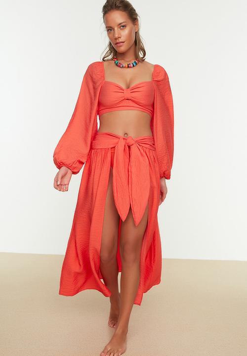 Trendyol - Print detail bottom-top set - red