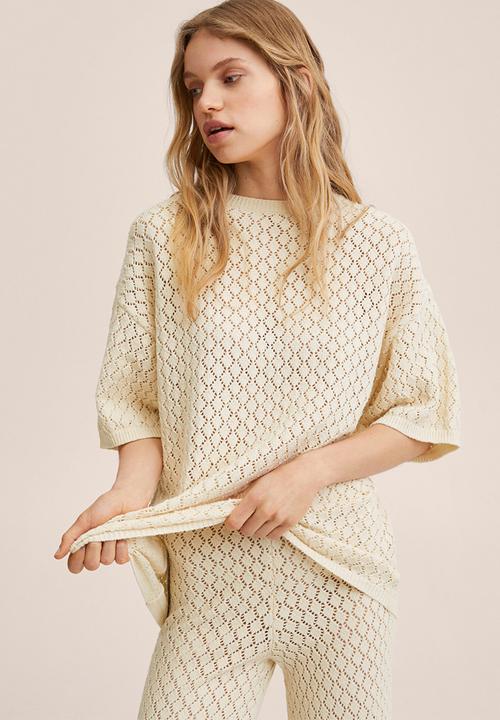 MANGO - Trousers figaro - light beige