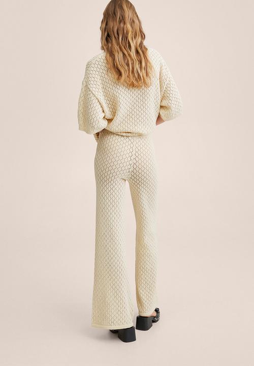 MANGO - Trousers figaro - light beige