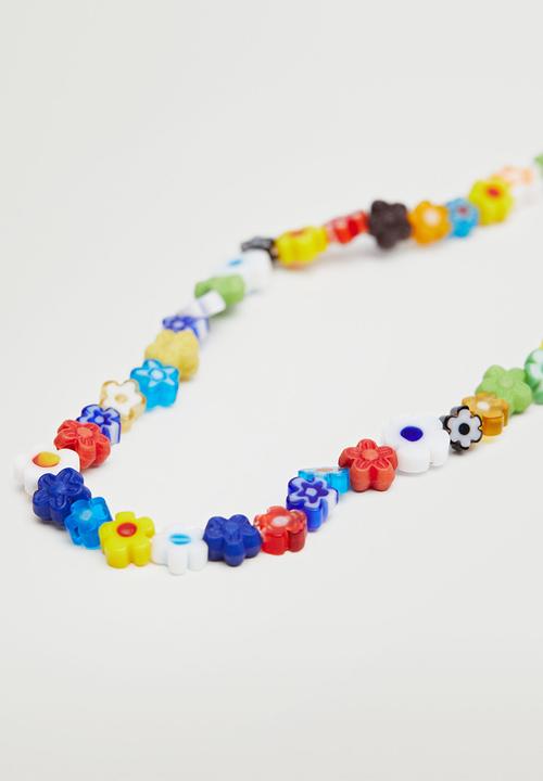 MANGO - Mixed bead necklace - multi 
