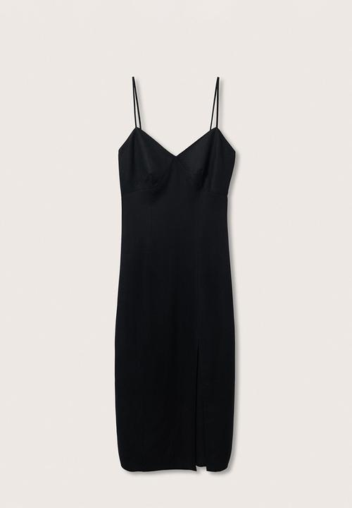 MANGO - Dress anina - black