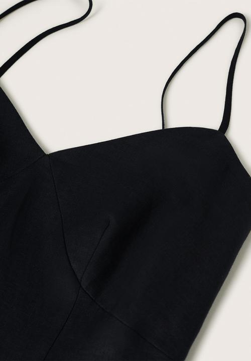 MANGO - Dress anina - black
