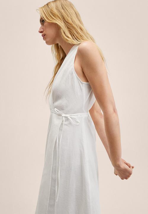 MANGO - Dress silve - white