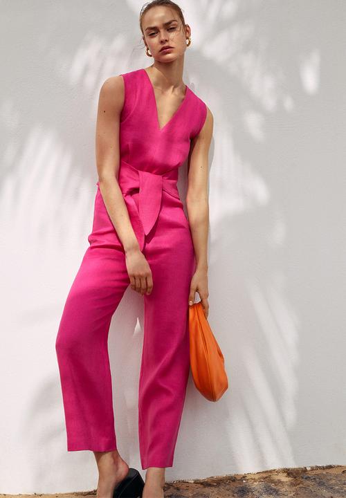 MANGO - One-piece suit nalita - bright pink