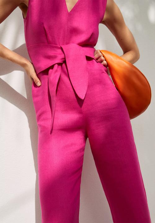 MANGO - One-piece suit nalita - bright pink