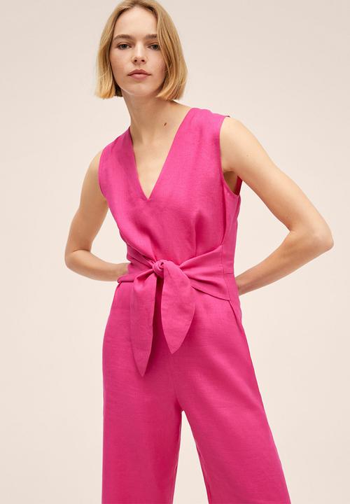 MANGO - One-piece suit nalita - bright pink
