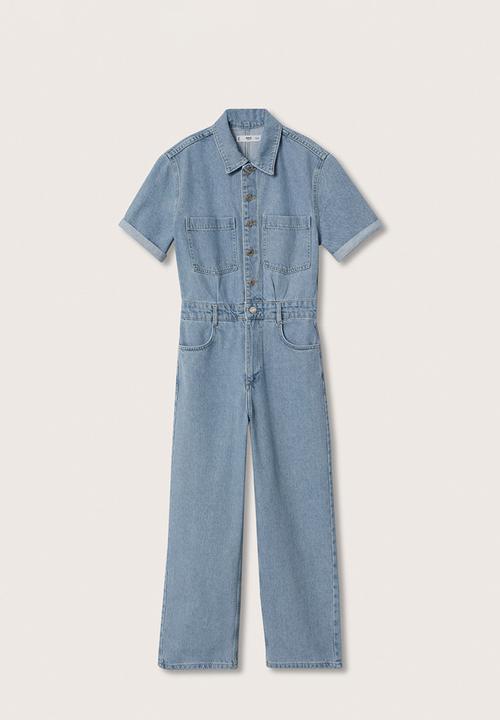 MANGO - One-piece suit alessia - open blue