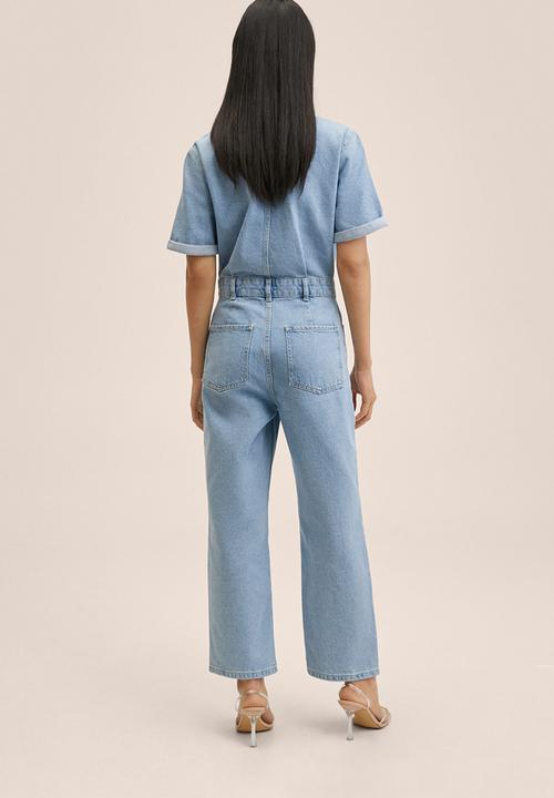 MANGO - One-piece suit alessia - open blue