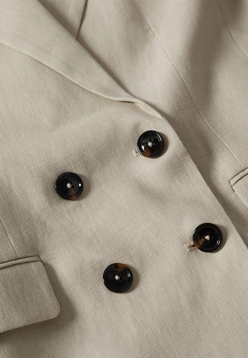 MANGO - Blazer tempoli - light pastel grey