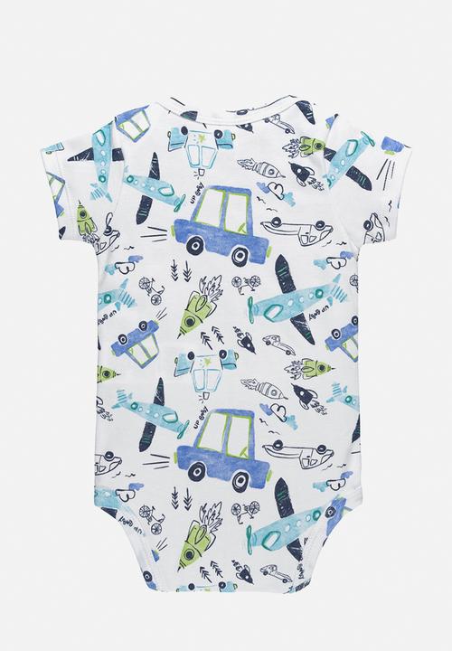UP Baby - Cotton bodysuit - white