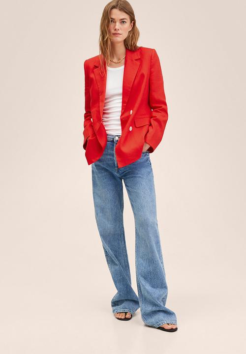MANGO - Blazer tempoli - red