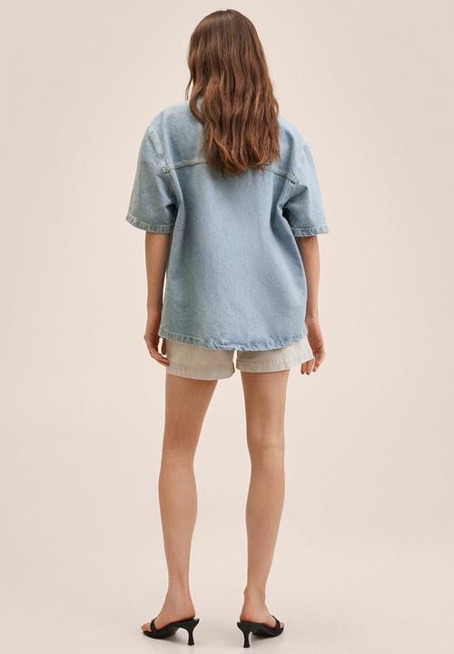 MANGO - Shirt alessia - medium blue