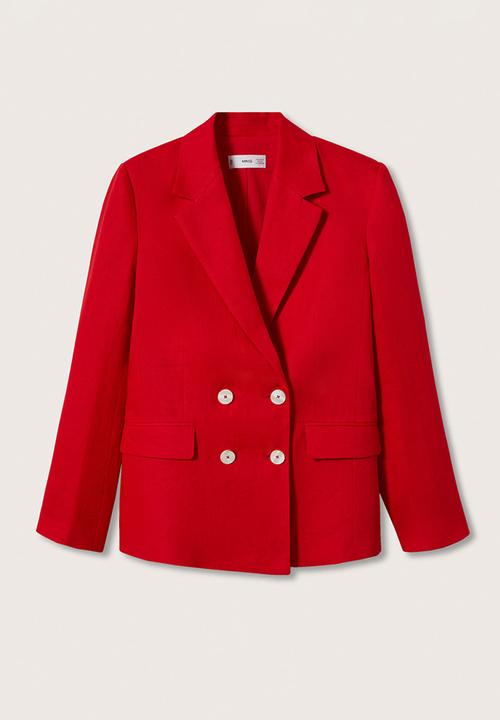 MANGO - Blazer tempoli - red
