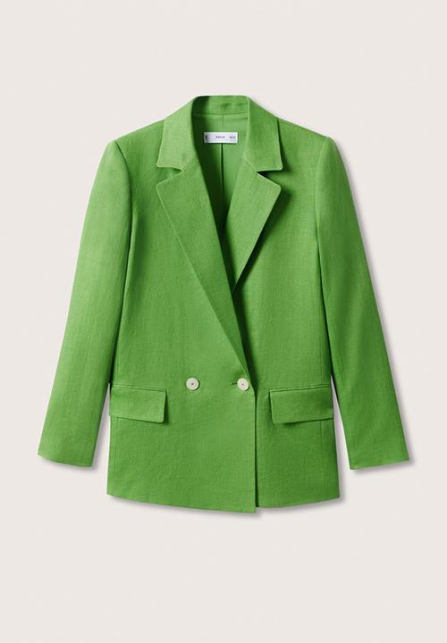 MANGO - Blazer ampa - green