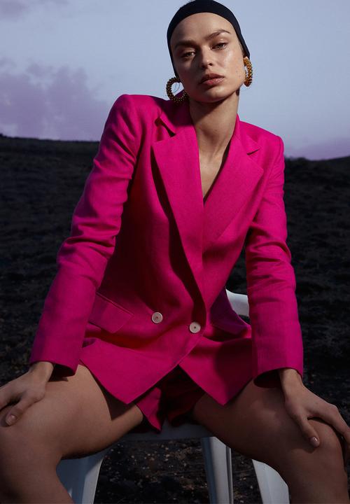 MANGO - Blazer ampa - bright pink