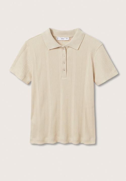 MANGO - Polo shirt diva1 - light pastel brown