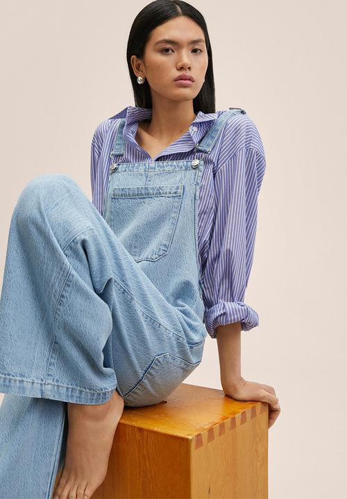MANGO - Dungarees mariela - open blue