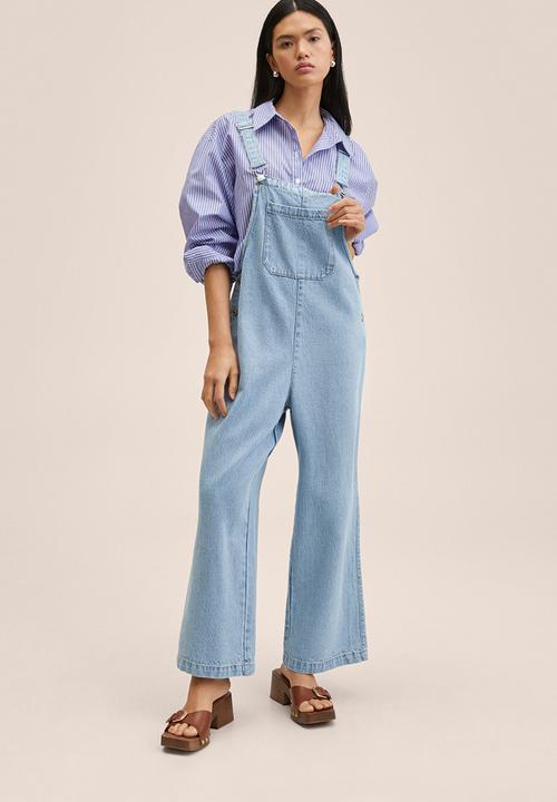 MANGO - Dungarees mariela - open blue