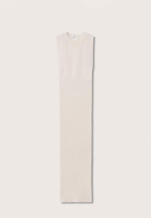MANGO - Dress newyork - light beige