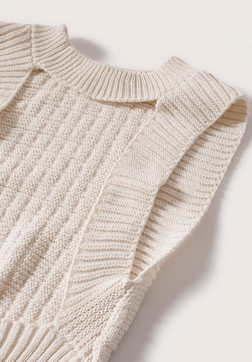MANGO - Dress newyork - light beige