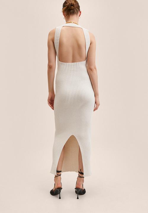MANGO - Dress newyork - light beige