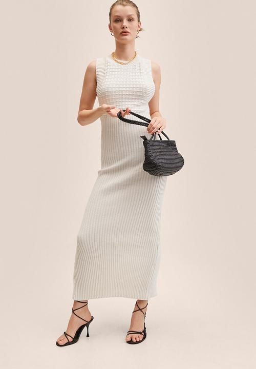 MANGO - Dress newyork - light beige