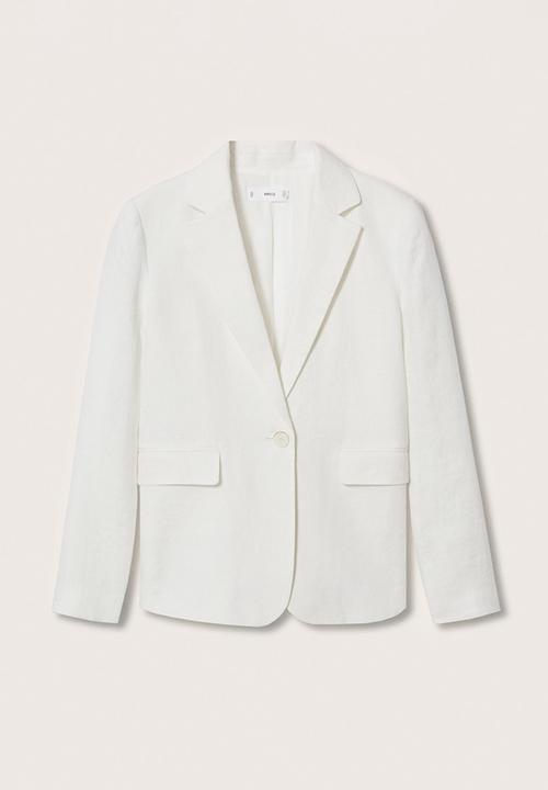 MANGO - Blazer boreli - white