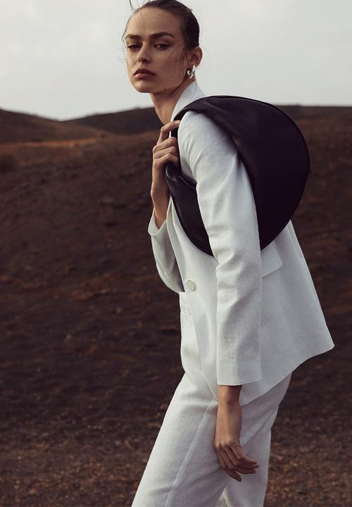 MANGO - Blazer boreli - white
