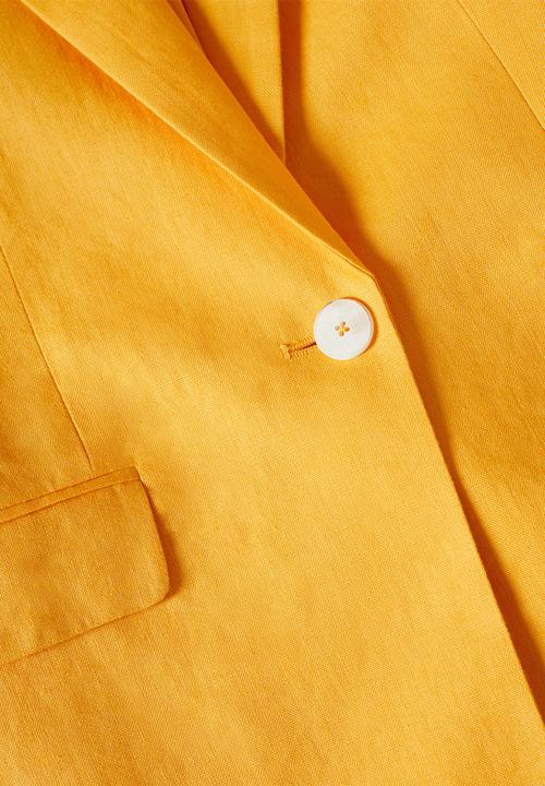 MANGO - Blazer boreli - yellow