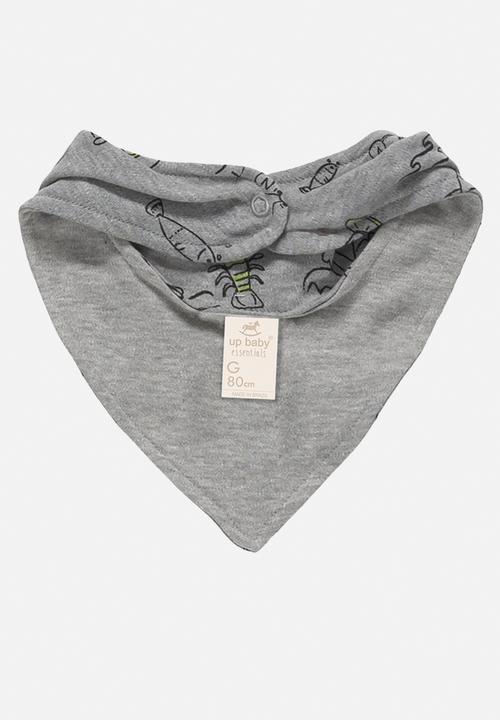 UP Baby - Cotton bib - grey