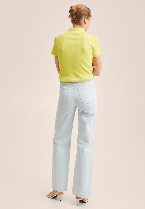 MANGO - Polo shirt diva1 - lime 