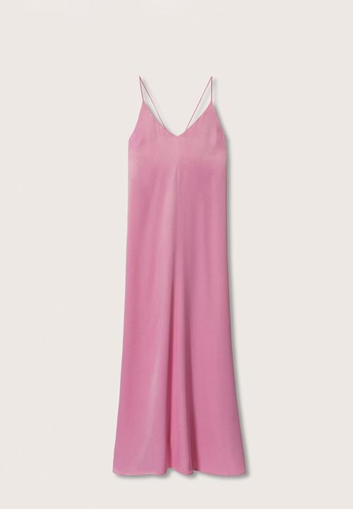 MANGO - Dress carry2 - pink