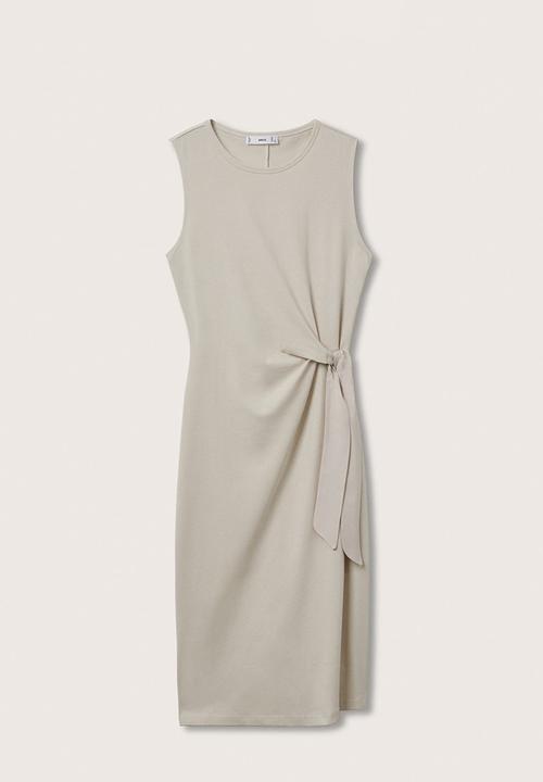 MANGO - Dress ferti2 - light pastel grey