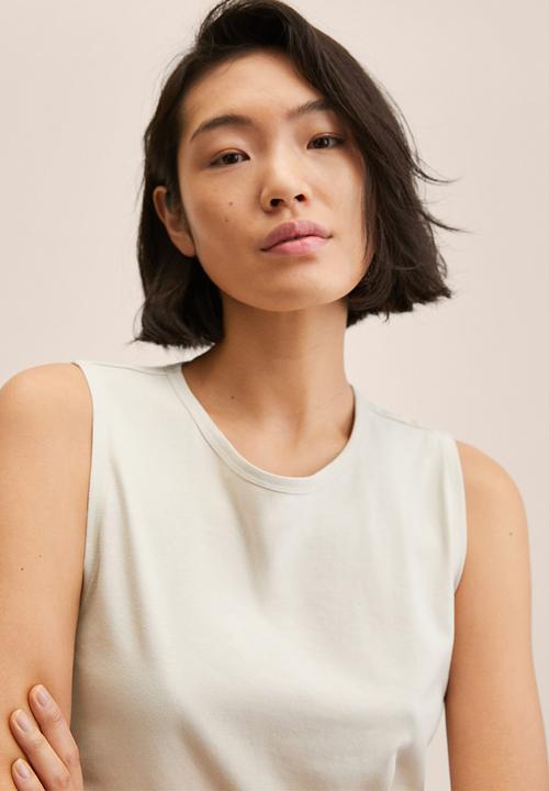MANGO - Dress ferti2 - light pastel grey