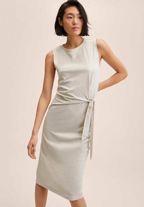MANGO - Dress ferti2 - light pastel grey