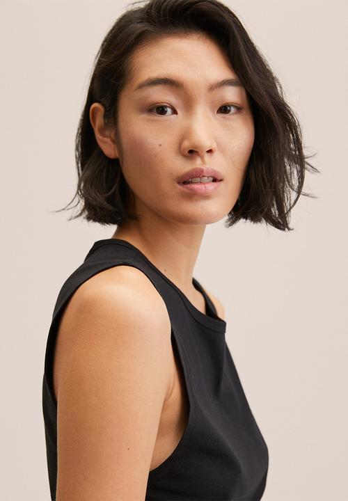 MANGO - Dress ferti2 - black